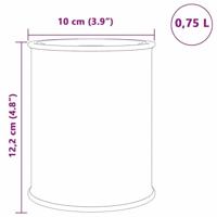 VidaXL Meubelverf grijs 10 x 10 x 12 cm wandprint - thumbnail