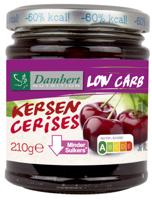 Damhert Confituur kers low carb 210 Gram - thumbnail