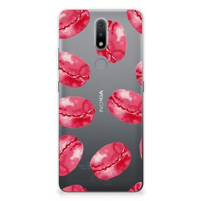 Nokia 2.4 | Siliconen Case | Pink Macarons
