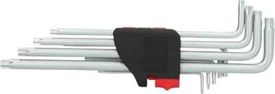 KS Tools 151.4550 TX Haakse schroevendraaierset T 10, T 15, T 20, T 25, T 27, T 30, T 40, T 45, T 50 9-delig