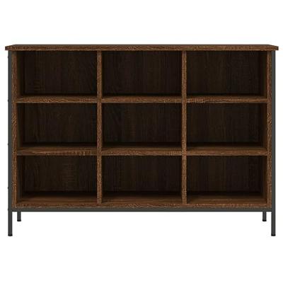 VidaXL Schoenenkast 100x35x70 cm bewerkt hout bruin eikenkleur VidaXL Schoenenkast 100x35x70 cm bewerkt hout bruin eikenkleur