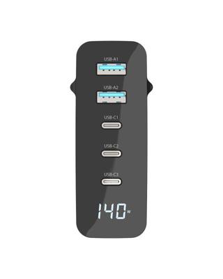 Sitecom 140W Power Delivery Wall Charger with LED display