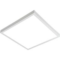 LED Paneel - Aigi Limno Slim - 60x60 - Helder/Koud Wit 6000K - 32W - Smart LED - Slimme LED - Dimbaar - Opbouw Vierkant - Mat Wit - Flikkervrij - thumbnail
