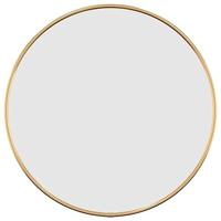 VidaXL Wandspiegel rond ø40 cm goudkleurig - thumbnail