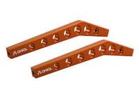 Machined hi-clearance Links - Orange (2pcs) (AX30468) - thumbnail
