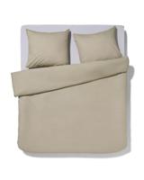 HEMA Dekbedovertrek 200x200/220cm zacht katoen grijs groen (groen) - thumbnail