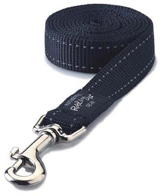 ROGZ FOR DOGS FANBELT LONG LIJN ZWART 20 MMX1,8 MTR