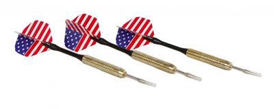 Gametime Brass Plated Metalen Dartpijlen 18g, 3st.