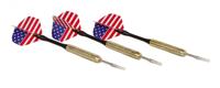 Gametime Brass Plated Metalen Dartpijlen 18g, 3st. - thumbnail