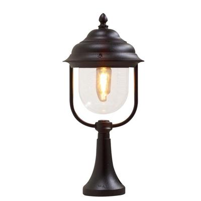 Staande buitenlamp Spaarlamp E27 75 W Konstsmide Parma 7224-750 Zwart