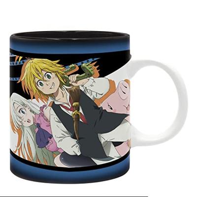 The Seven Deadly Sins Mug - Meliodas, Elizabeth & Hawk