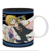 The Seven Deadly Sins Mug - Meliodas, Elizabeth & Hawk - thumbnail