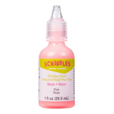 Scribbles • 3d textielverf neon 29,5ml roze
