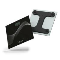 Tesla BS102B - Weegschaal - Personenweegschaal - Digitaal - 3-180KG - Zwart - Glas - thumbnail
