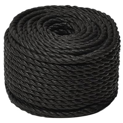Werktouw 12 mm 100 m polypropeen zwart