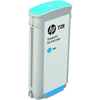 HP Inktcartridge 728 Origineel Cyaan 130 ml F9J67A 1 stuk(s)