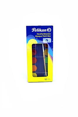 Pelikan verfdoos plakkaatverf Paintbox 12 napjes