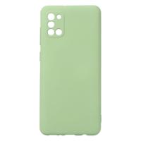 Shop4 - Samsung Galaxy A31 Hoesje - Zachte Back Case Mat Mint Groen - thumbnail