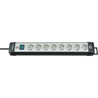 Brennenstuhl premium-line 8x stekkerdoos (zwart/lichtgrijs, 1951580101, voor 8 stekkers, 5m) - thumbnail