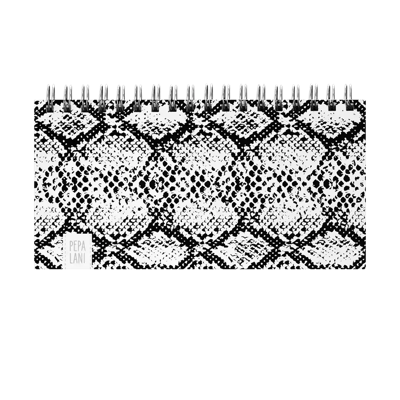 Pepa Lani Deskplanner Black & White Snake