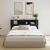 Hoofdeinde kas Zwart eiken 180 x 18,5 x 102,5 cm Bewerkt hout - thumbnail