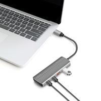LogiLink UA0414 USB 3.2 Gen 2-hub 7 poorten Met aluminium behuizing, Met snellaadpoort Space grijs - thumbnail