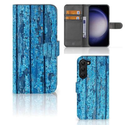 Samsung Galaxy S23 Plus | Book Style Case | Wood Blue