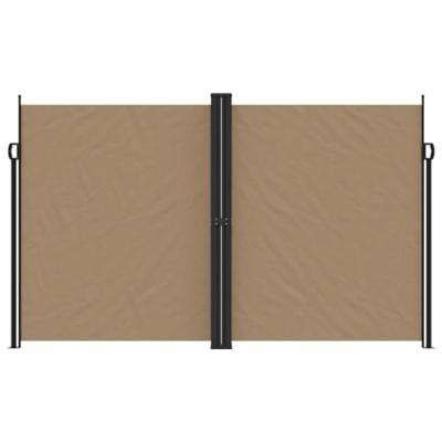 VidaXL Windscherm uittrekbaar 200x1000 cm taupe
