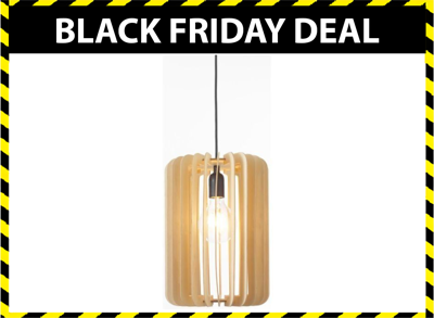 MEO Lecce Hanglamp - Kamerlamp - Hout