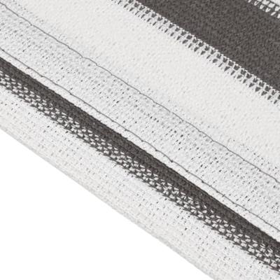 VidaXL Tenttapijt 400x700 cm hdpe antracietkleurig en wit - thumbnail