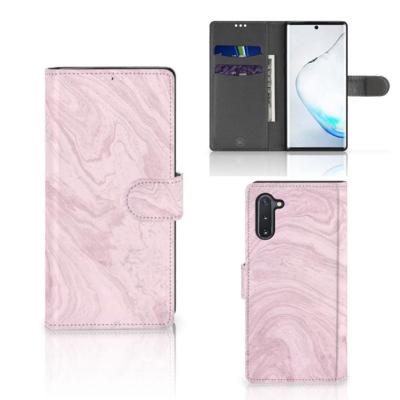 Samsung Galaxy Note 10 | Bookcase | Marble Pink - Origineel Cadeau Vriendin