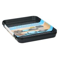 Tom multifunctionele bakken 35x27.5x3 cm 3 stuks zwart - thumbnail