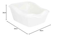Kattenbak Trixie Cleany Wit 45 × 29 × 54 cm Plastic - thumbnail