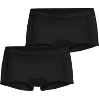 2-pack dames boxershort- Zwart - Multipack katoenen dames onderbroeken - thumbnail