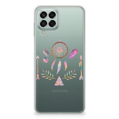 Samsung Galaxy M33 Telefoonhoesje met Naam Boho Dreamcatcher Samsung Galaxy M33 Telefoonhoesje met Naam Boho Dreamcatcher