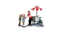 Lemax gelato cart s/4 kerstdorp figuur type 5 Caddington Village 2013 - thumbnail