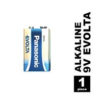 Panasonic batteries 6LR61EGE/1BPvolt blokbatterijen, 1 pack alkalinebatterij, 9V 6LR61 MN1604, premium blokbatterij voor speelgoed, robots en rookmelders,1er Pack,blauw - thumbnail