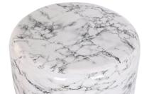 Bijzettafel DKD Home Decor Gouden Wit Ijzer (50 x 50 x 45 cm) - thumbnail