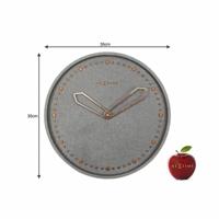 Wandklok - 35 cm - Polyresin - 'Cross' - thumbnail