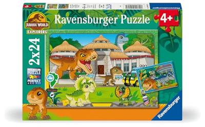 Puzzel Jurassic World Explorers 2x24pcs - thumbnail