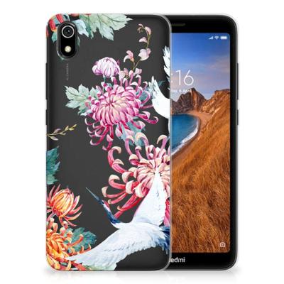 Xiaomi Redmi 7A | TPU Hoesje | Bird Flowers