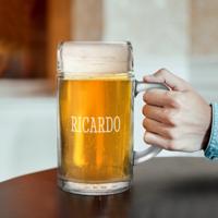 1l Bierpul met naam en/of tekst - thumbnail