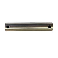 Stalen meubelpoot rvs look rond 22 bij 4 cm en hoogte 4 cm - thumbnail