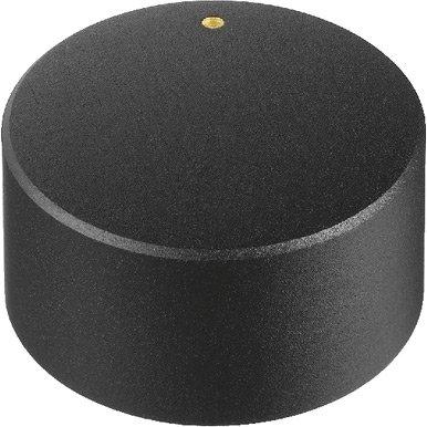 Monacor 0033200 KN-130 Draaiknop Zwart, Goud (Ø) 30 mm 1 stuk(s)