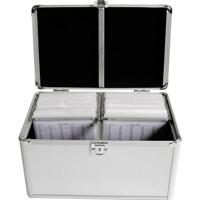 MediaRange CD-koffer 200 CDs/DVDs/Blu-rays Aluminium Zilver 1 stuk(s) (b x h x d) 30.1 x 18 x 19 cm BOX75 - thumbnail