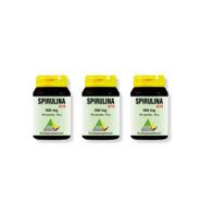 SNP Spirulina 500mg puur aktief 2 + 1 270 Capsules - thumbnail