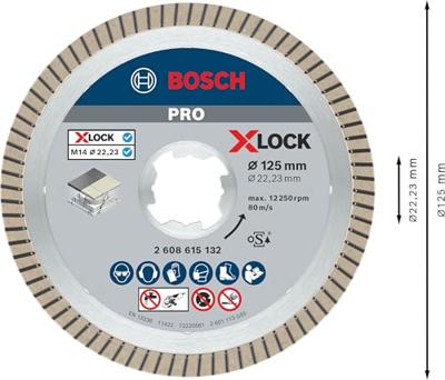 Bosch Accessories 2608615132 2608615132 Diamanten doorslijpschijf Diameter 125 mm 1 stuk(s) Bosch Accessories 2608615132 2608615132 Diamanten doorslijpschijf Diameter 125 mm 1 stuk(s)