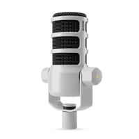 Rode PODMICW Spraakmicrofoon Statief Zendmethode:Kabelgebonden Incl. windkap XLR Kabelgebonden Wit - thumbnail