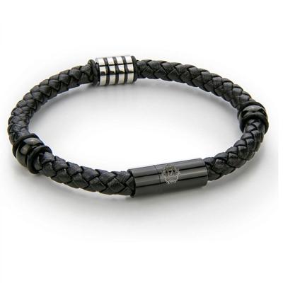 Monomen Men's Genuine Nappa Leather Bracelet MM10828BB Monomen Men's Genuine Nappa Leather Bracelet MM10828BB