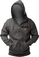 PUBG Zip-up Hoodie Logo Black - thumbnail